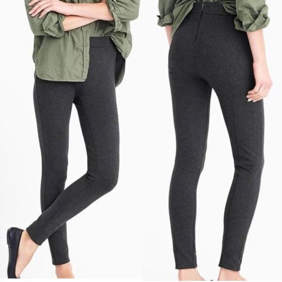 J Crew- Pixie Pont All Day Pant Stretch, Grey XL - Picture 1 of 14